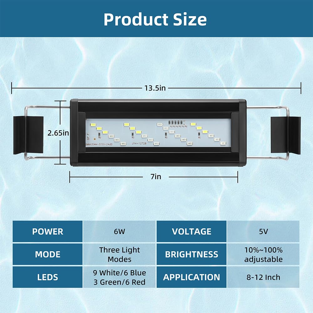 DaToo full-spectrum LED chips deliver vibrant colors and promote natural plant growth.