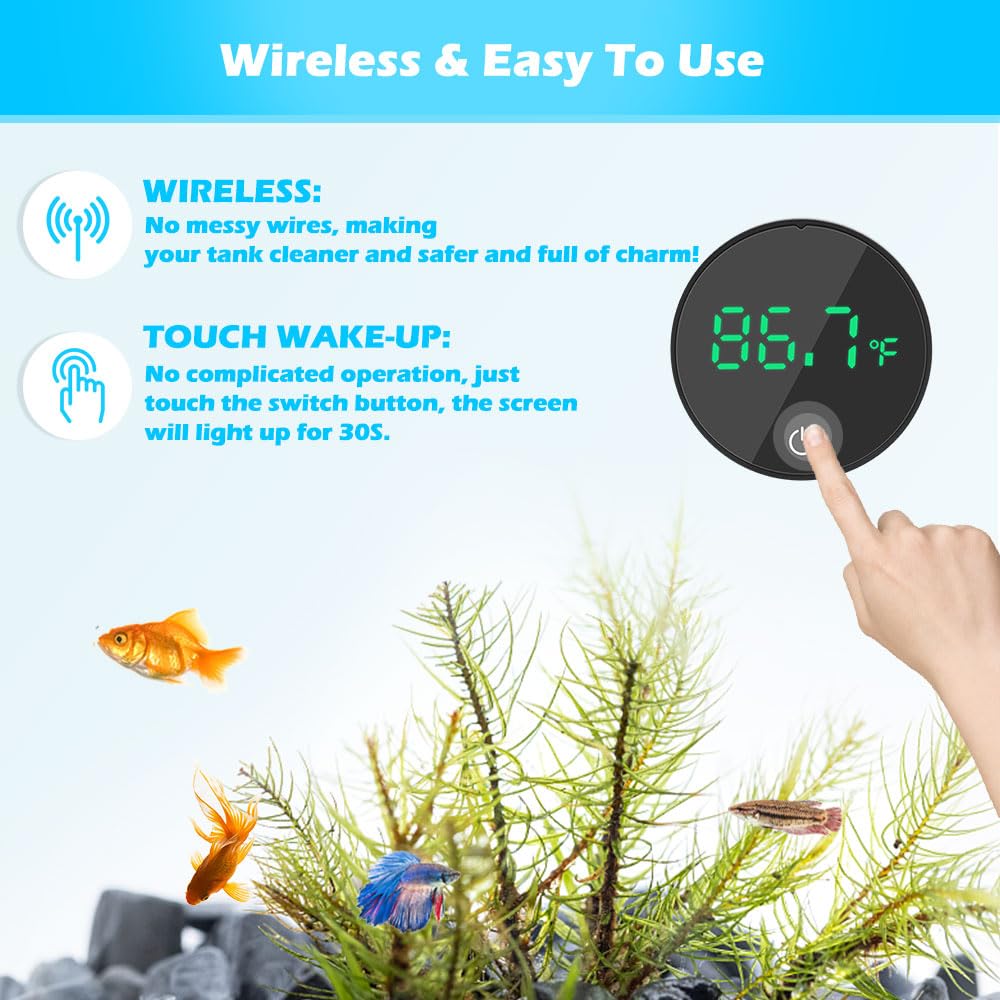 Datoo LED screen reads instantly for stable tank conditions.