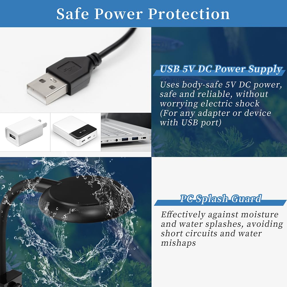 DaToo in-use 1–3 gallon setup powered by USB
