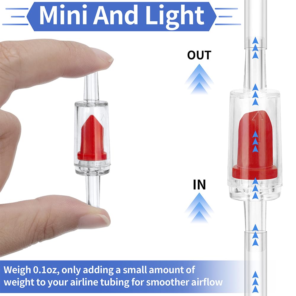 DaToo mini-lightweight-check-valve reduces tubing weight for smoother flow.