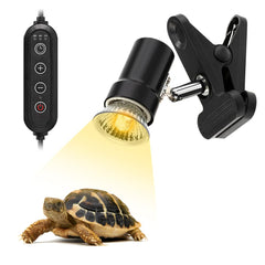 DaToo Reptile Heat Lamp rotatable head enables precise basking warmth