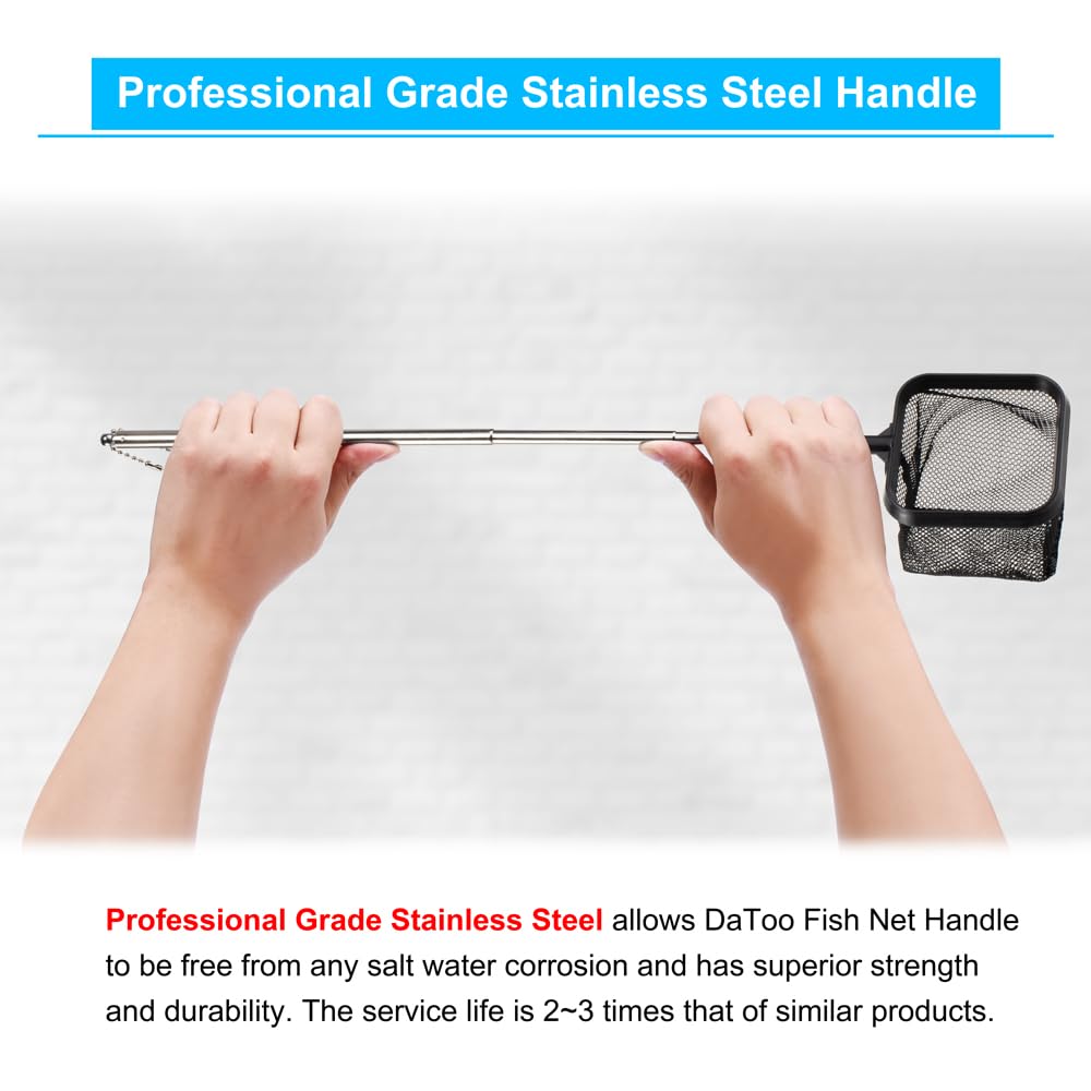 DaToo telescoping net fits tanks of various sizes.