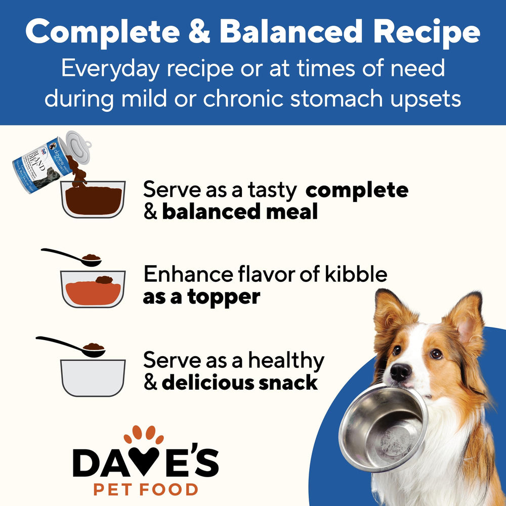 Dave's Pet Food Bland Diet chicken-rice-us-origin-7 emphasizes domestic production reliability.