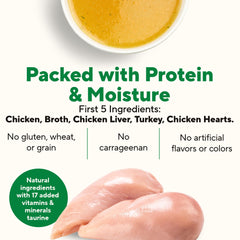 Dave's Pet Food made-in-USA label closeup emphasizes quality and domestic sourcing.