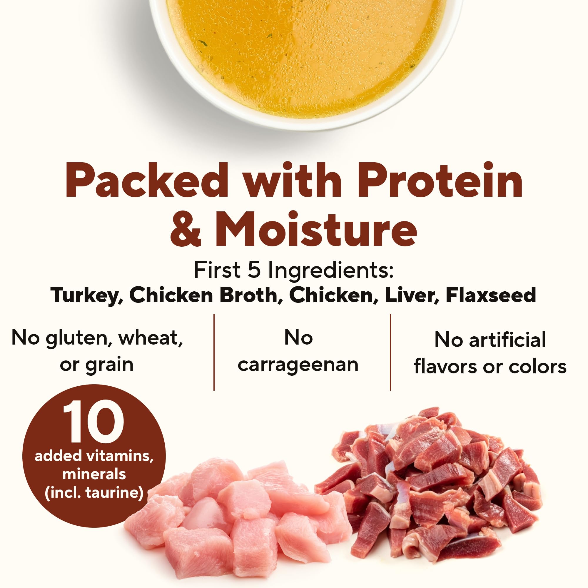Dave's Pet Food pate in cat bowl emphasizes hydration-friendly dinner options