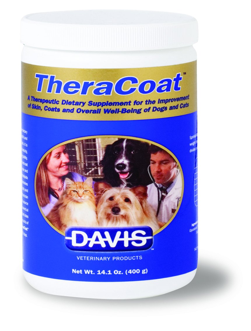 Davis TheraCoat pet food dish with granules for daily use