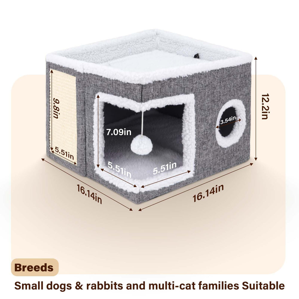 Dayacoco cat scratch pad exterior highlights a durable sisal surface that deters furniture scratching.