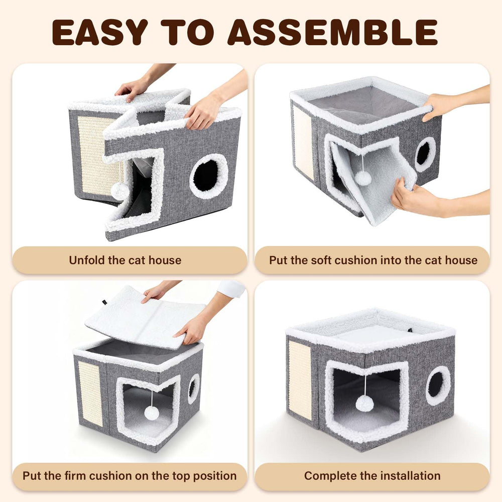 Dayacoco top perch view captures elevated lookout for feline observation.