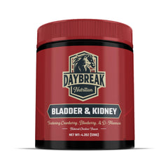 Daybreak Nutrition bladder-relief-bottle: cranberry-based urinary support for pets.