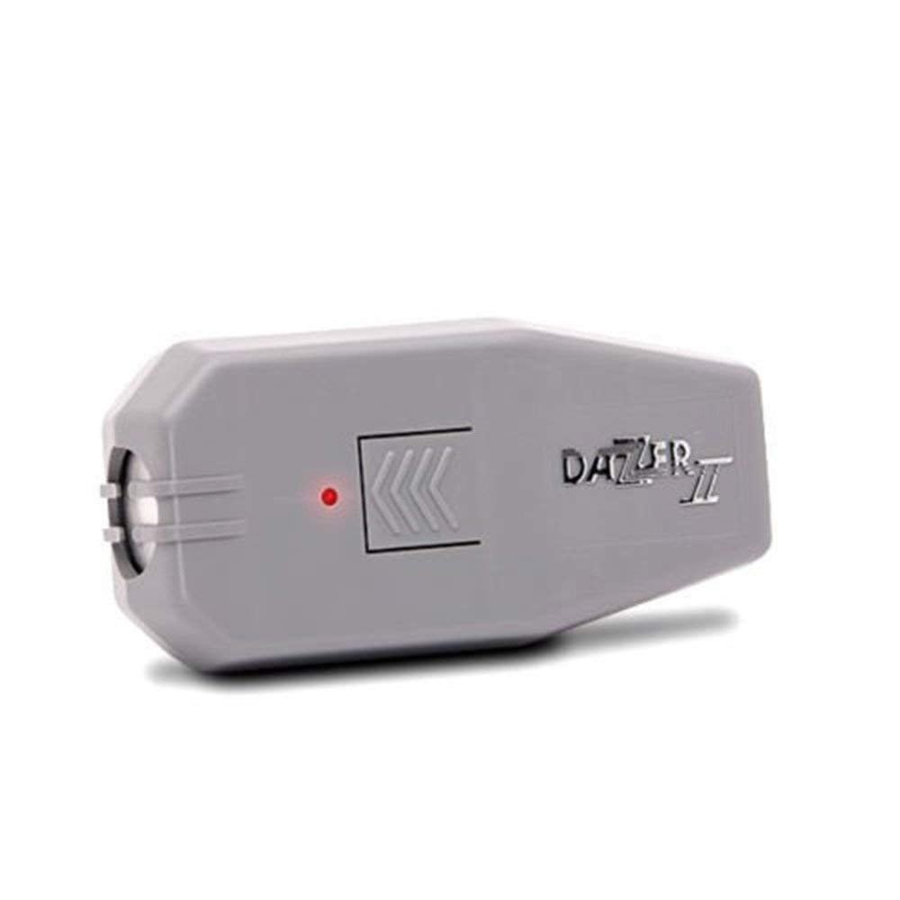 Dazzer Dog Dazer II ultrasonic-sound device—offers distance deterrence for approaching dogs.