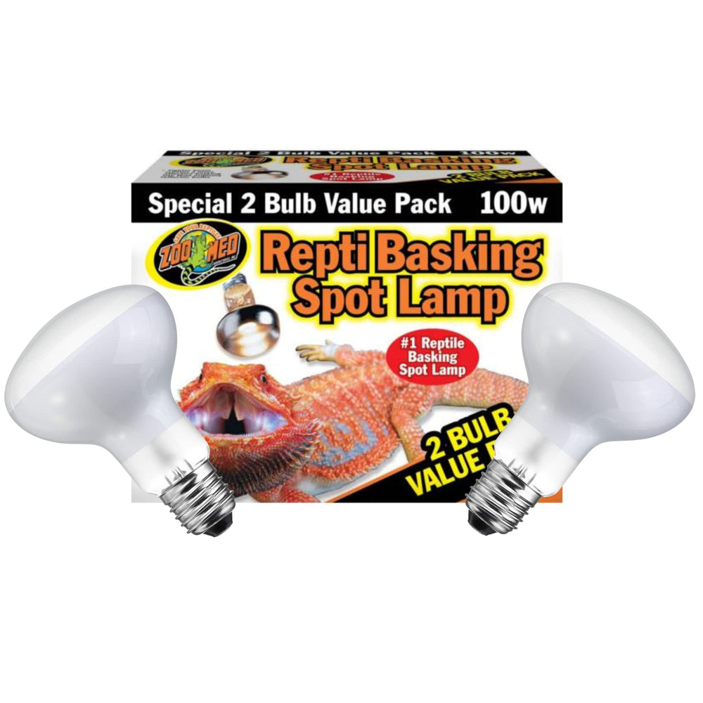 DBDPet 100W reptile basking-spot lamp bulb provides warm, sun-like light for thriving reptiles.