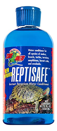 DBDPet ReptiSafe water conditioner bottle enables safe hydration for terrarium bowls.