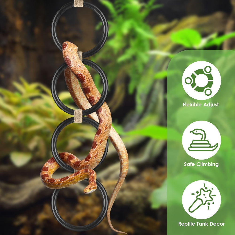 DBNESS acrylic-durable-climbing-toy provides a stable play structure for reptiles.