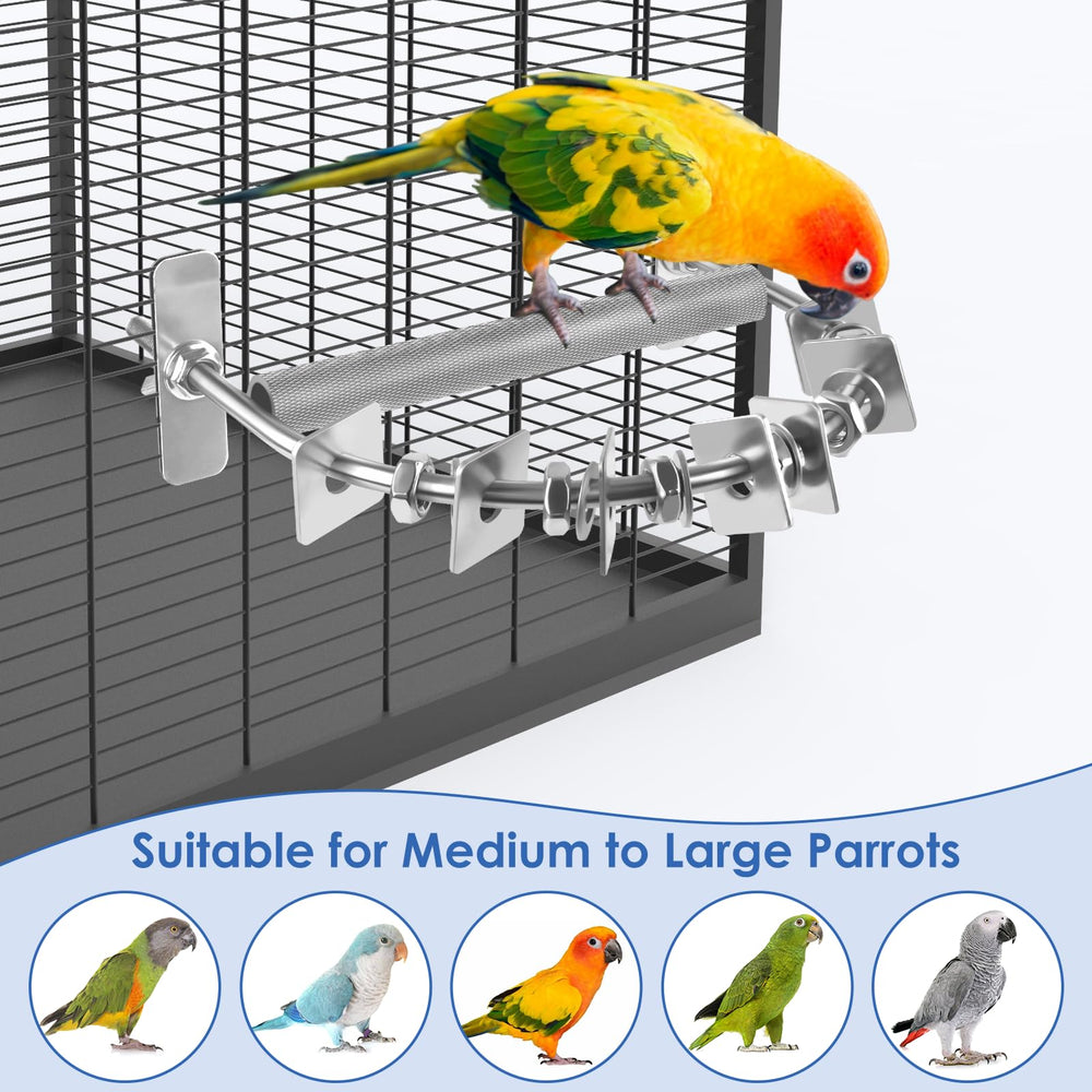 DBNESS beak-friendly perching station supports foot exercise and natural chewing behavior.