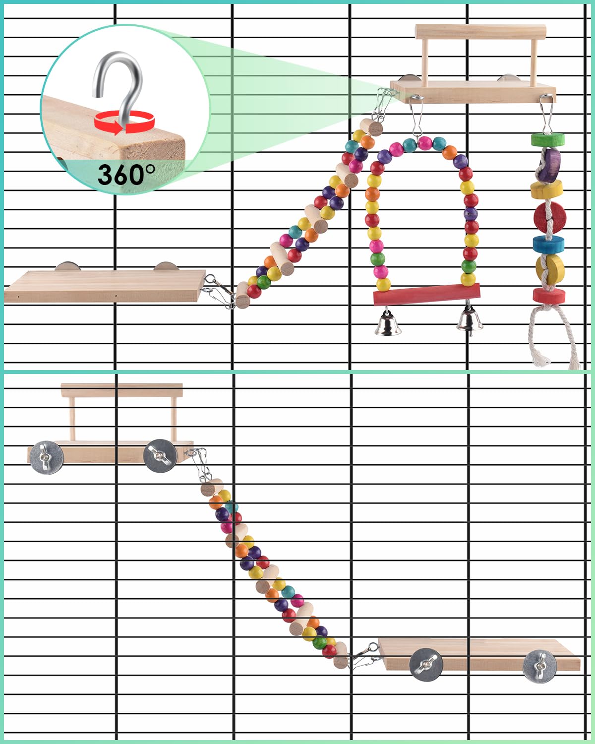 DBNESS climbing ladder toy encouraging climbing and exploration