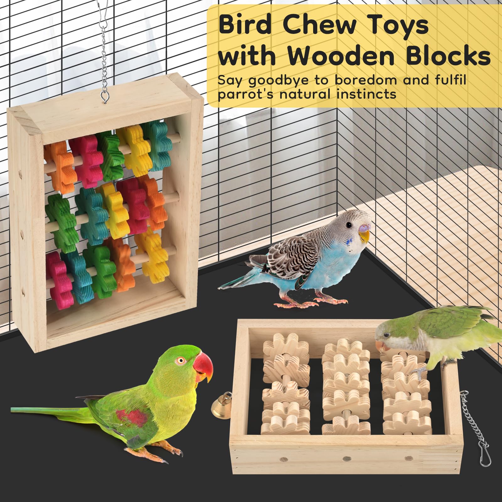 DBNESS 8-74-inch-frame fits a range of cages for flexible setup.