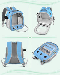 DBNESS Guinea Pig Carrier Backpack with breathable vents for fresh air and comfort.