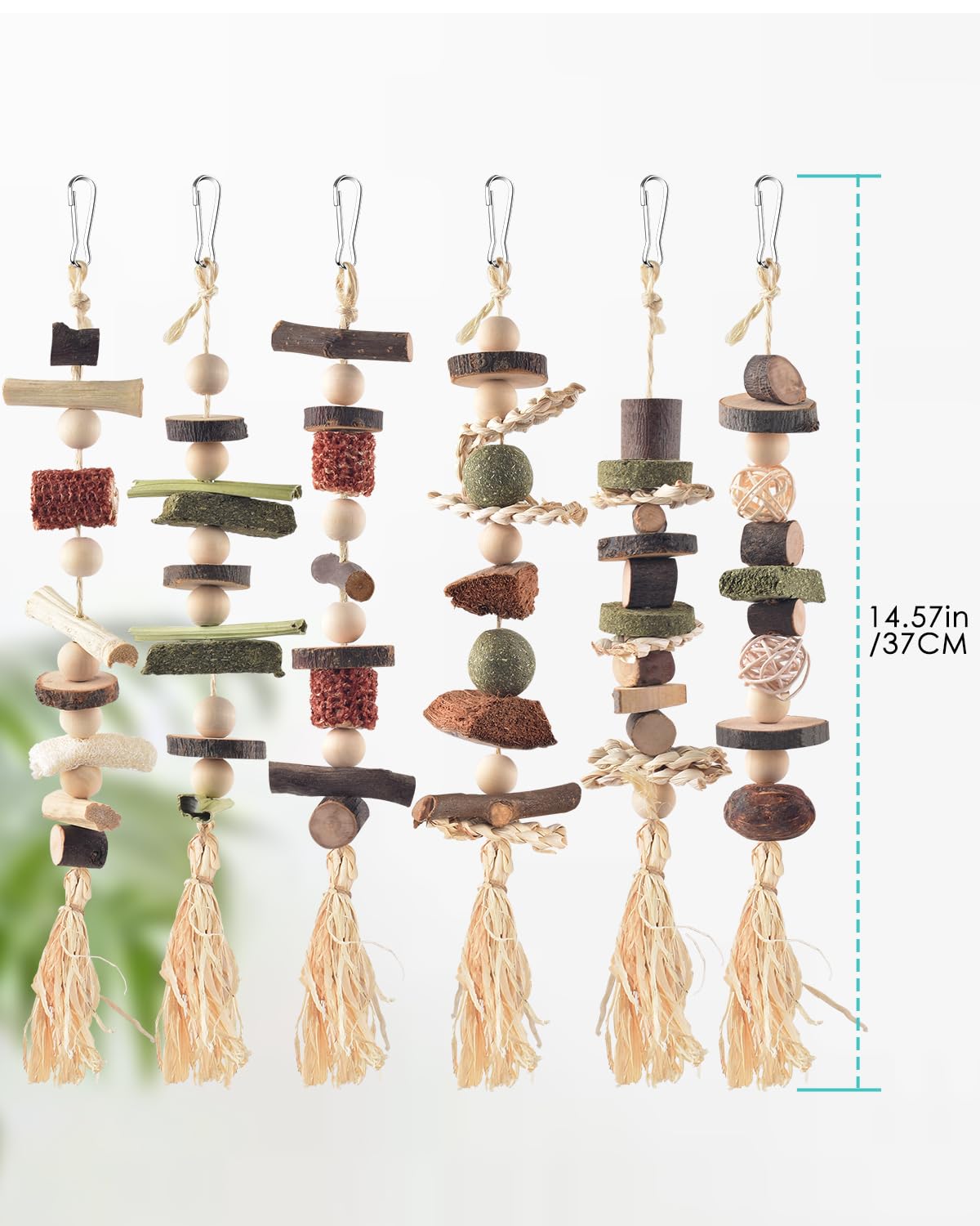 DBNESS rattan-balls-small-animal invites climbing and chews, supporting activity and enrichment.