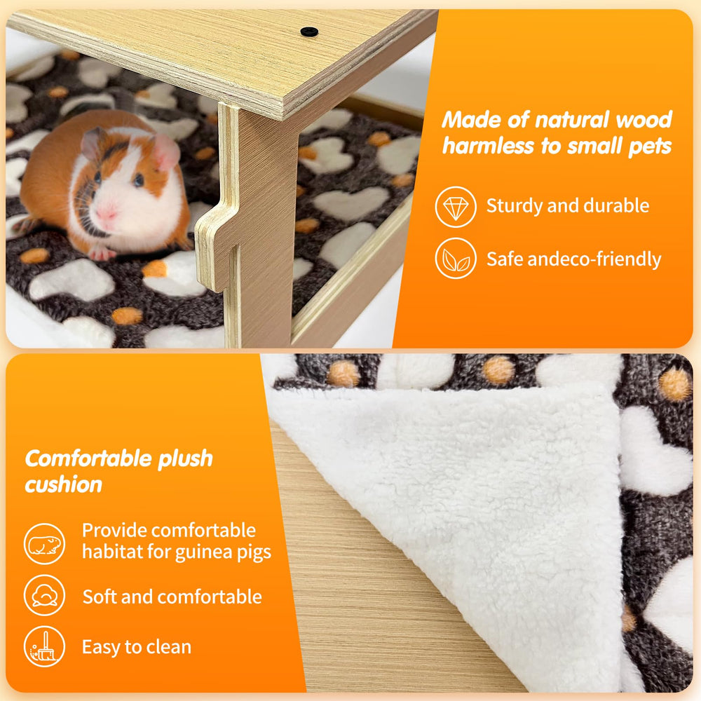 DCIAER guinea pig soft cushion offers washable comfort and quick cleaning.