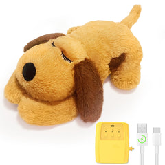 DCIAER heartbeat puppy toy closeup highlights comforting companionship for anxious puppies