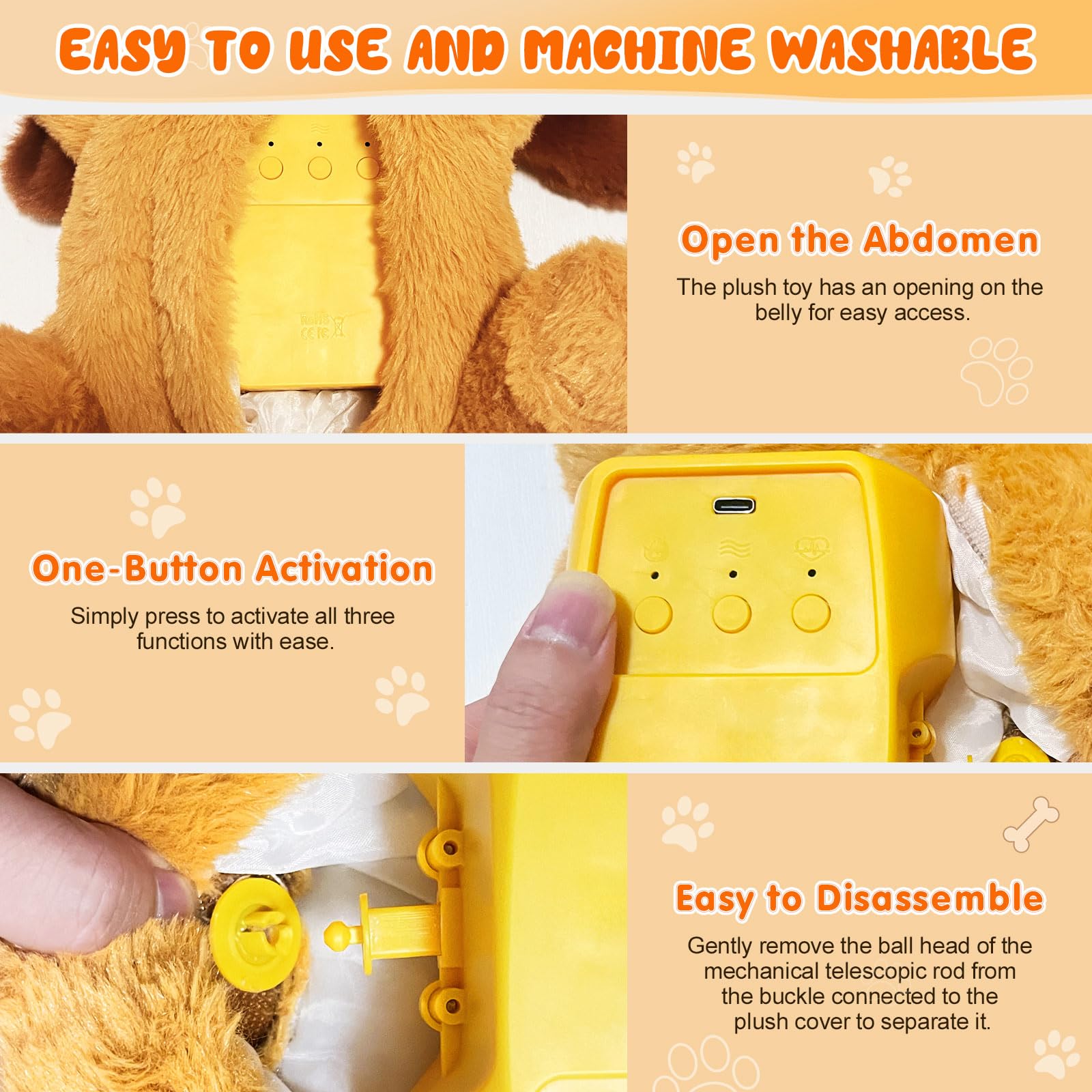 DCIAER heartbeat puppy toy crate-training-use supports gentle routines during bedtime transitions