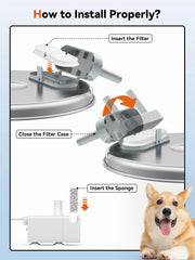 DCIOGAT stainless steel construction provides durability and hygiene.