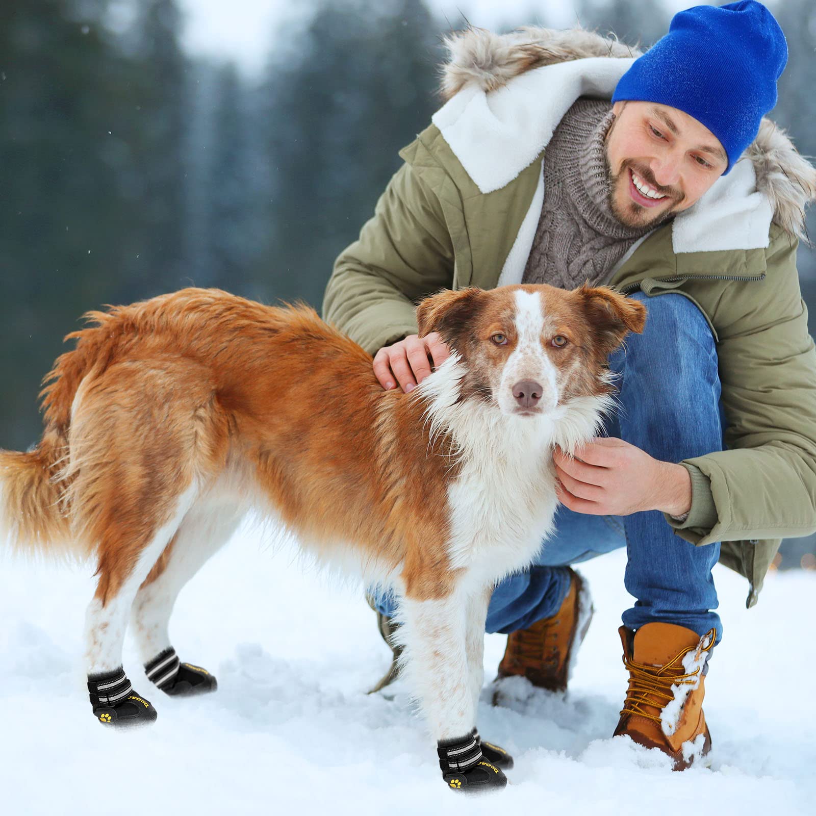 DcOaGt hot pavement and snow protection boots for year-round outdoor adventures.