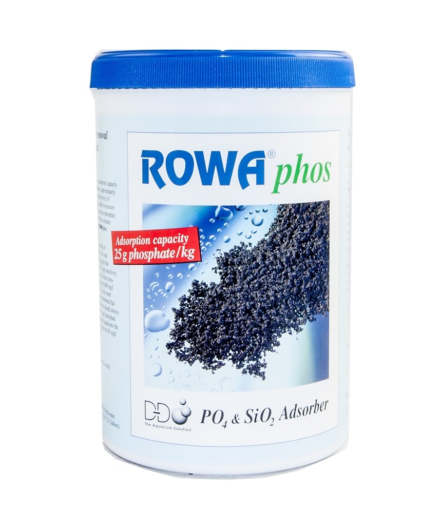 D&D Rowaphos phosphate remover bottle for reef aquarium phosphate control.