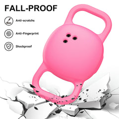 DDJ neon-pink collar case on a cat shows lightweight protection during adventures