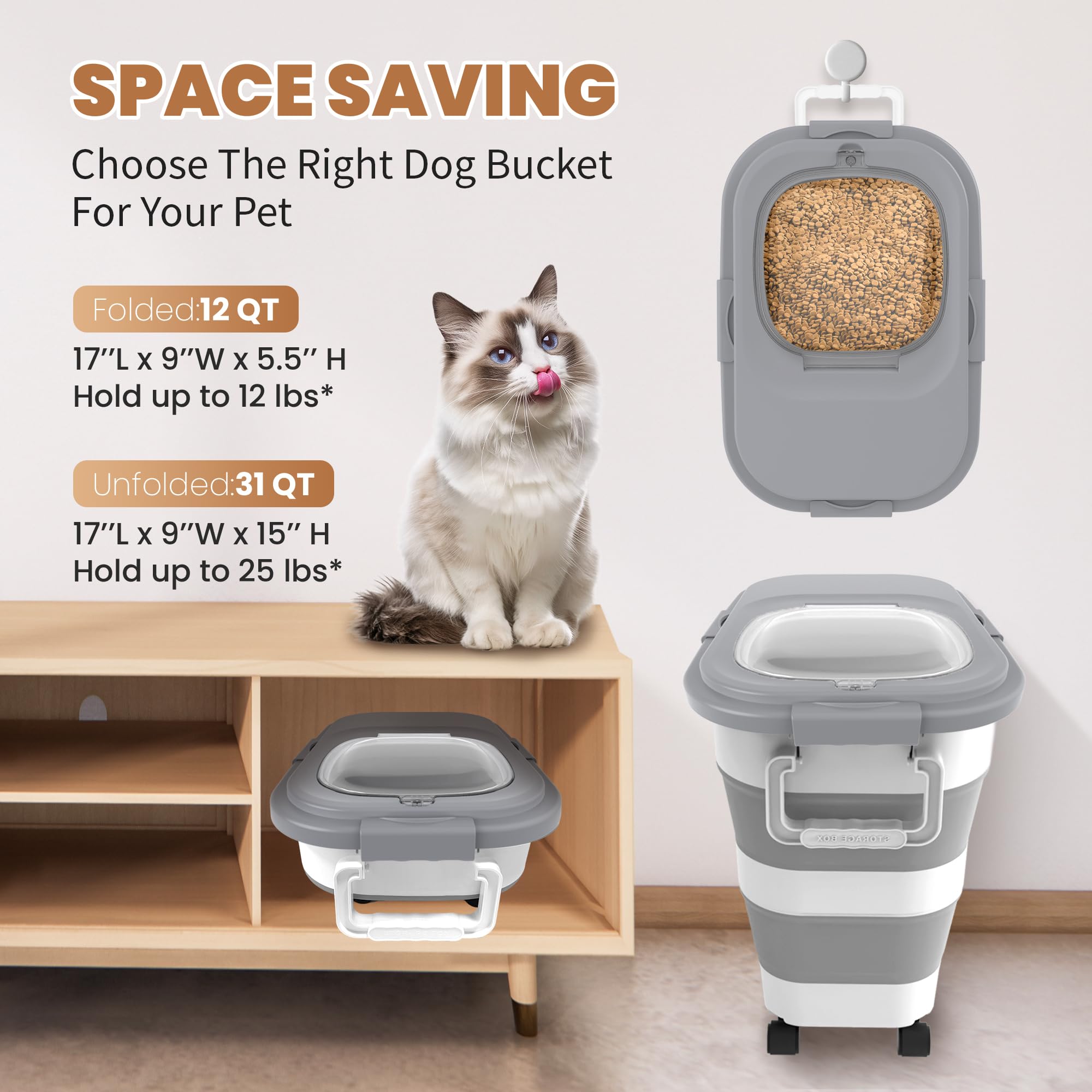 DDMOMMY detachable wheels and handle enable easy transport.