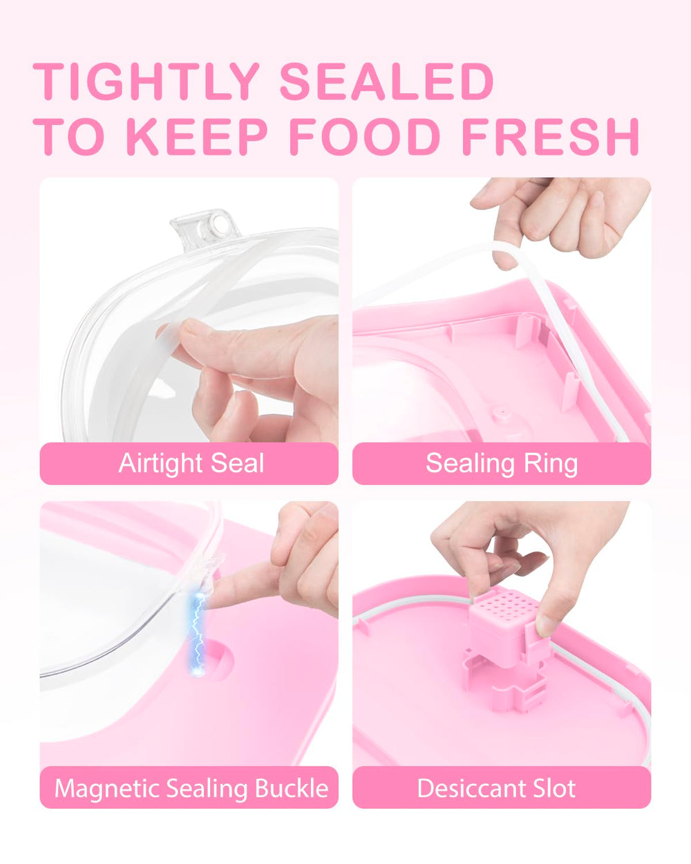 DDMOMMY collapsible dog food bin folded compactly for space-saving storage.
