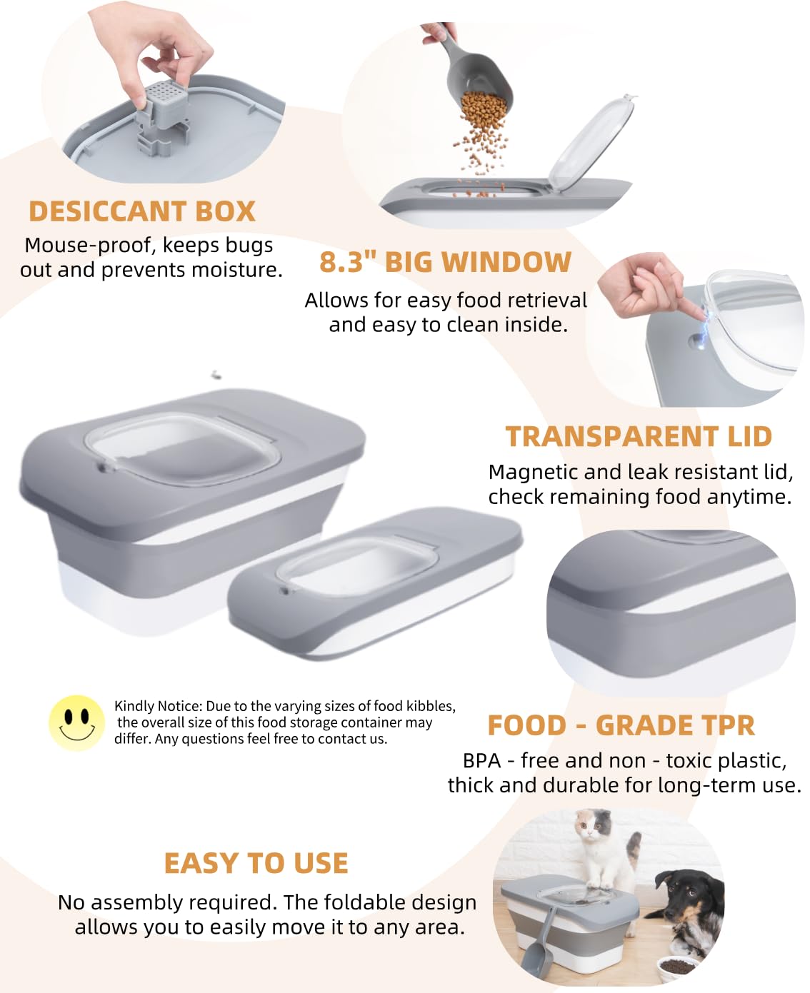 DDMOMMY container uses high-density plastic for durability and safety.