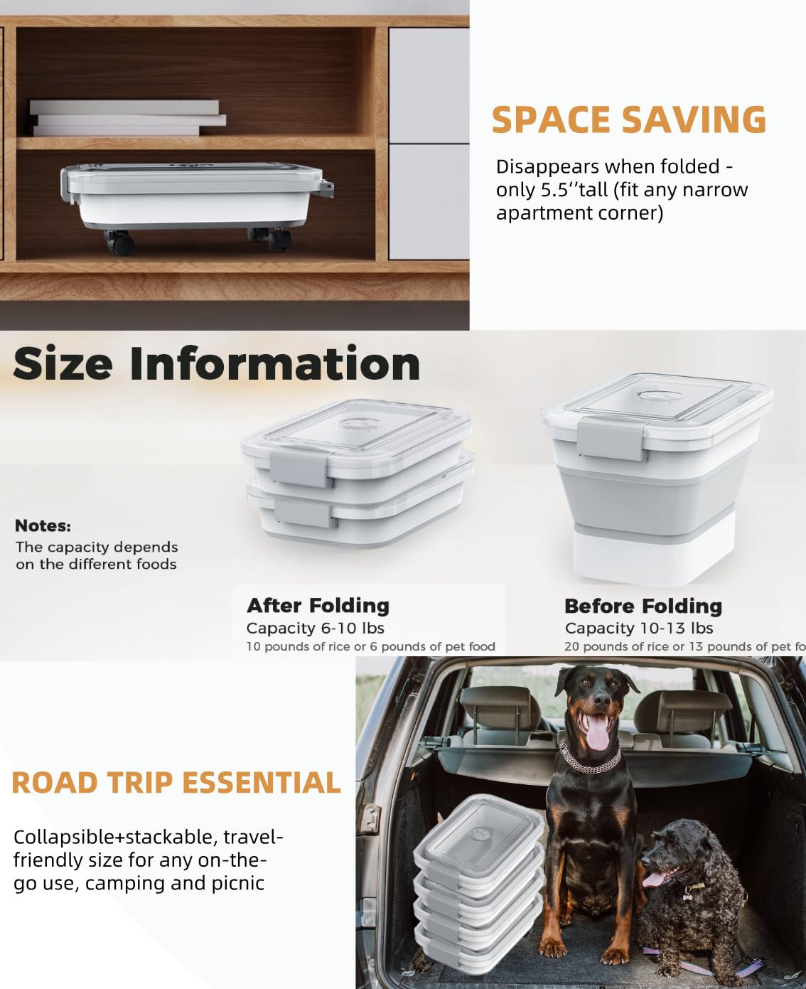 DDMOMMY four-side locking lids maintain freshness and moisture defense