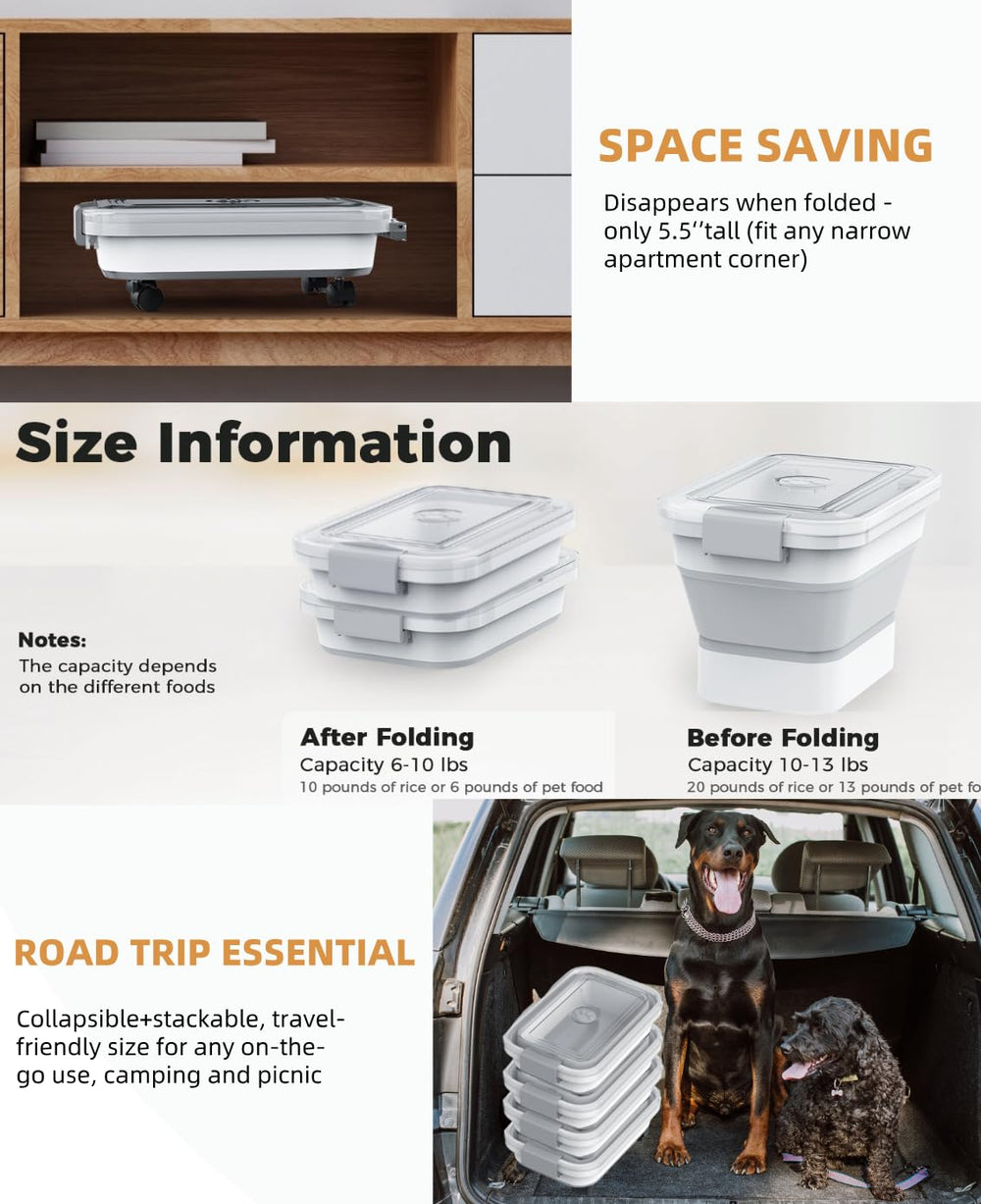DDMOMMY four-side locking lids maintain freshness and moisture defense