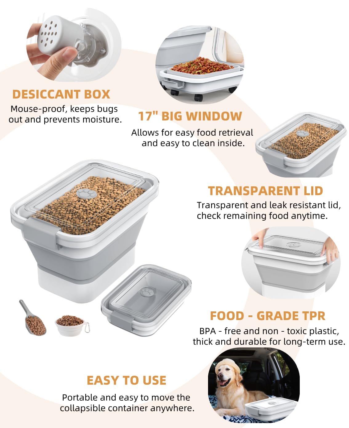 DDMOMMY rice and flour storage option fits pantry needs