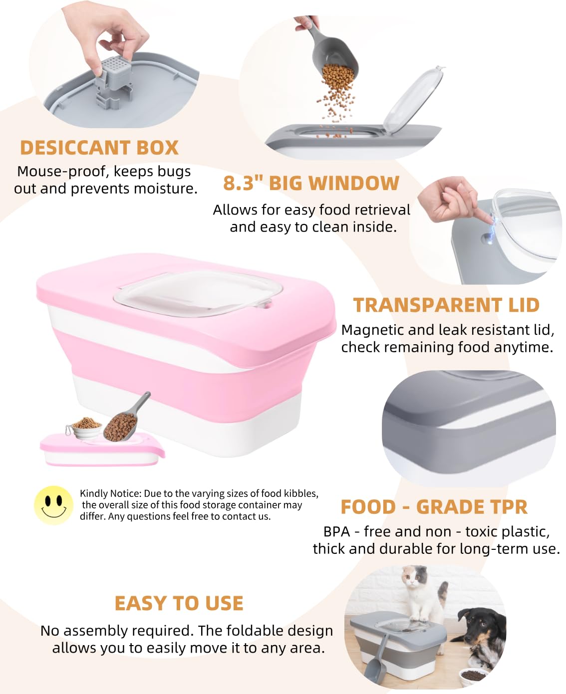 DDMOMMY silicone dog bowl adds flexible, easy-clean dining option.