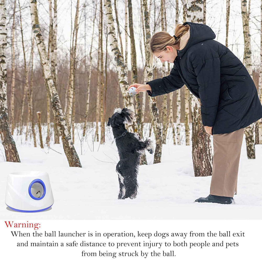 DDQ ball launcher side operation demonstrates easy setup for hands-free play