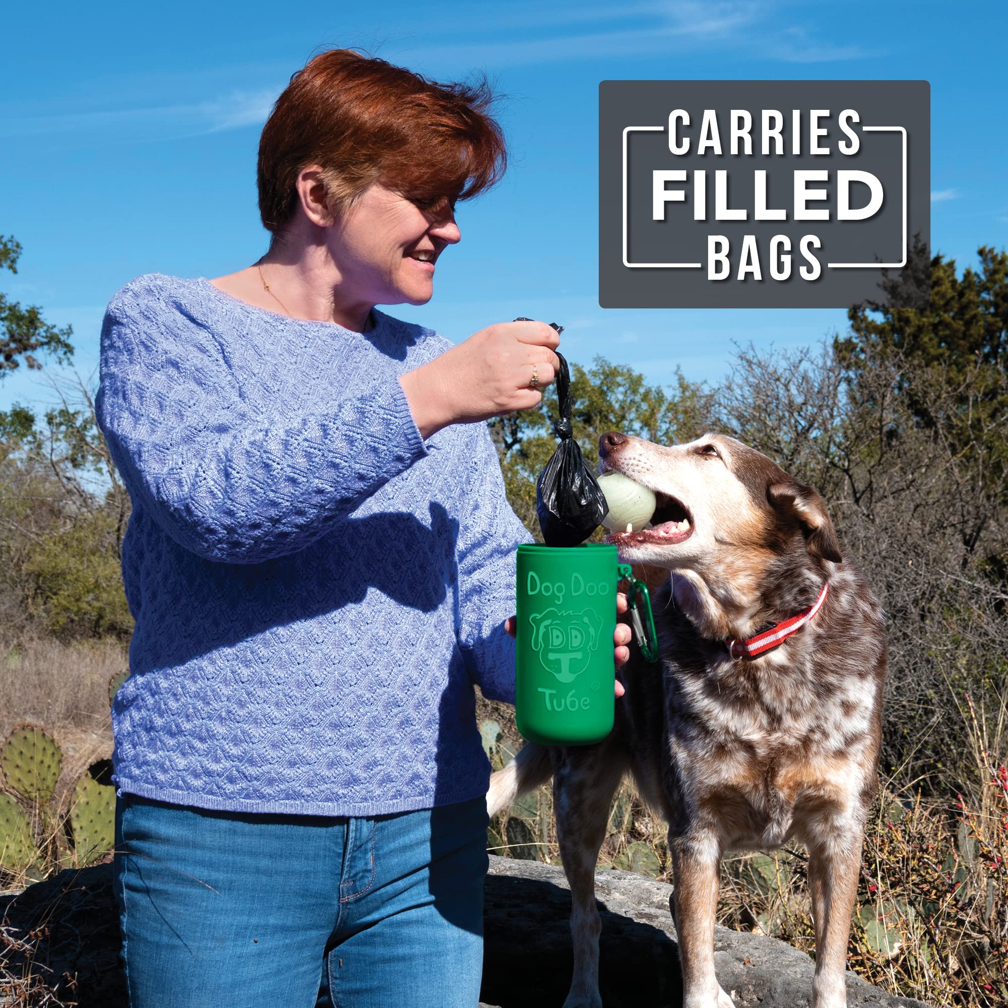 DDT Doo Tube Green compact form suits on-the-go dog walks