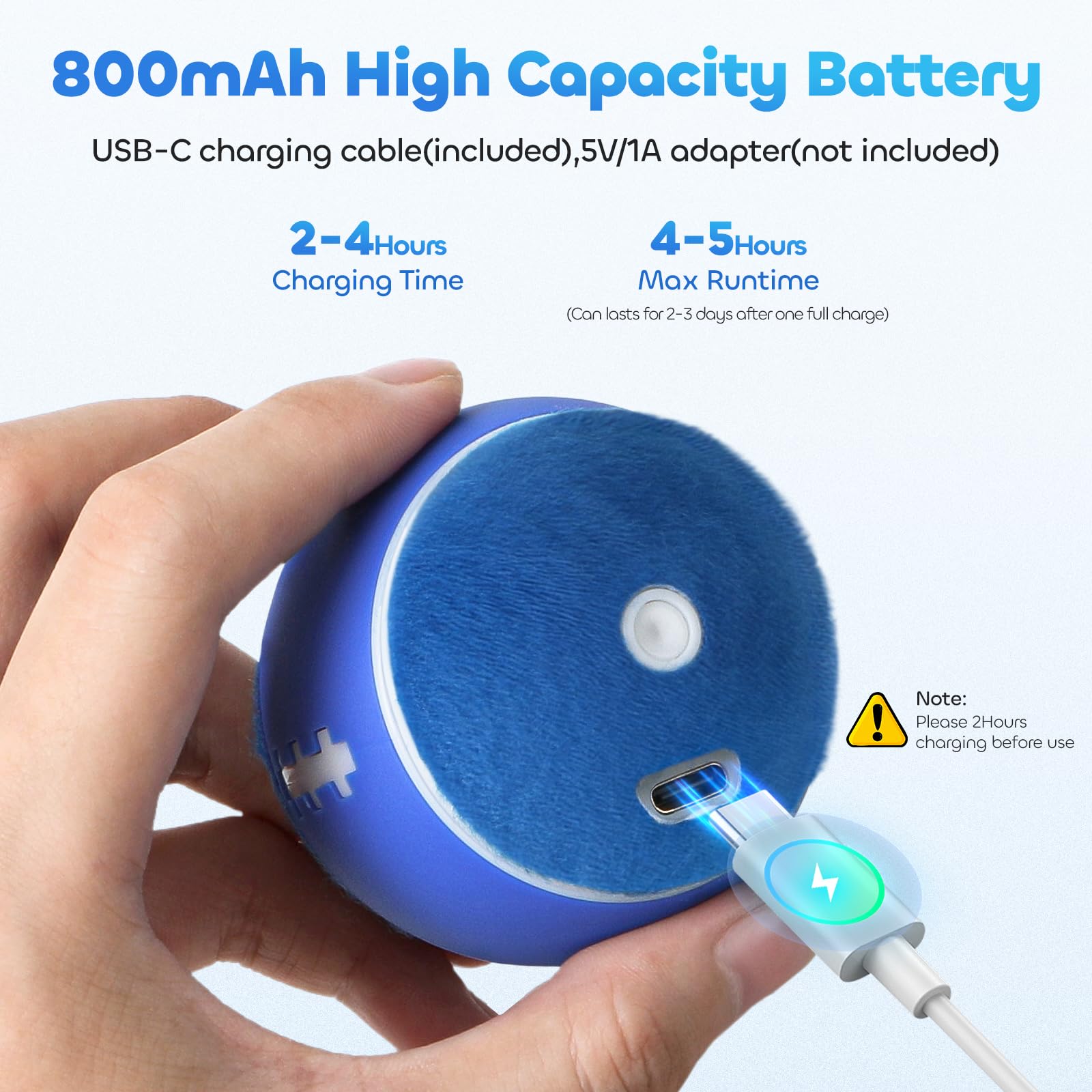 ddxcoo cat toy ball low-speed mode for timid cats