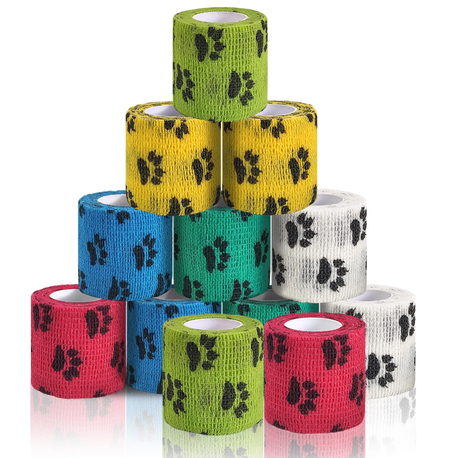 DE Vet Wrap dog bandage roll demonstrates long wrap options for quick pet care