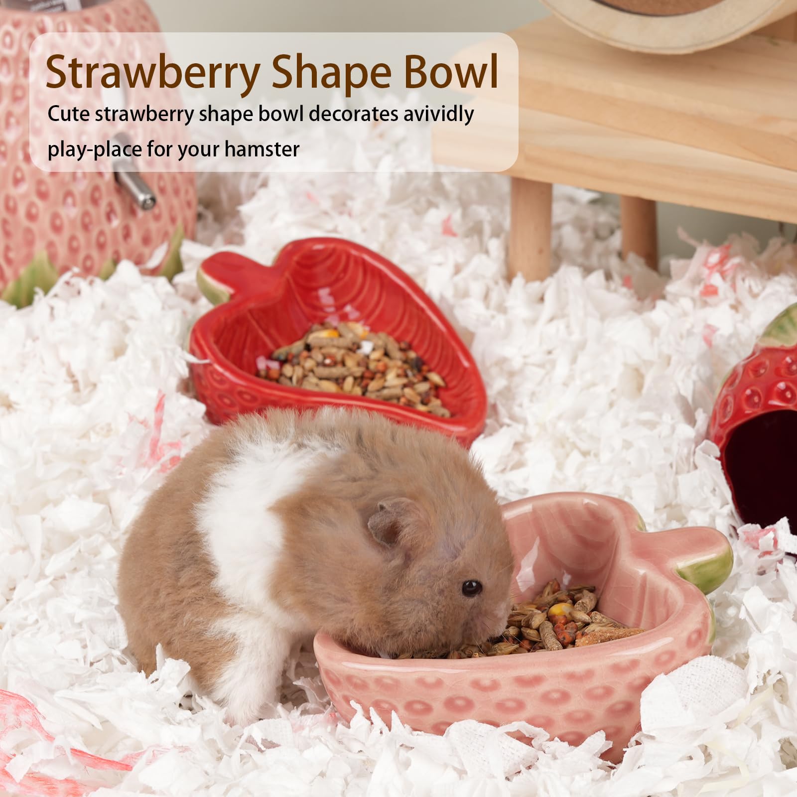 Deapeey Hamtser heavy base prevents tipping during meals.