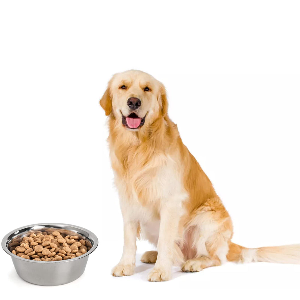 DEAYOU 47-oz capacity accommodates dry kibble, wet food, and water needs.