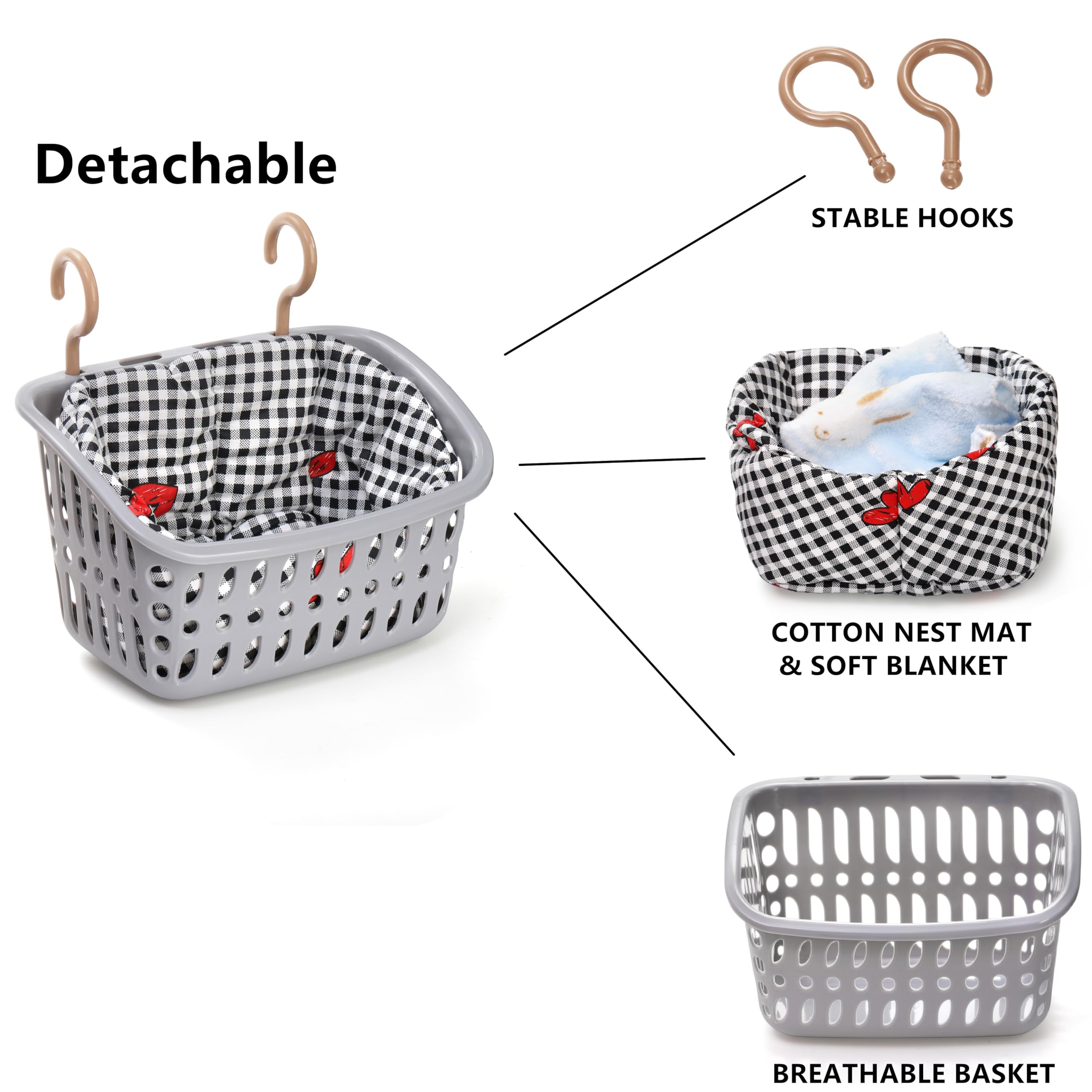 DEAYOU detachable inner mat cotton, easy cleaning and seasonal versatility.