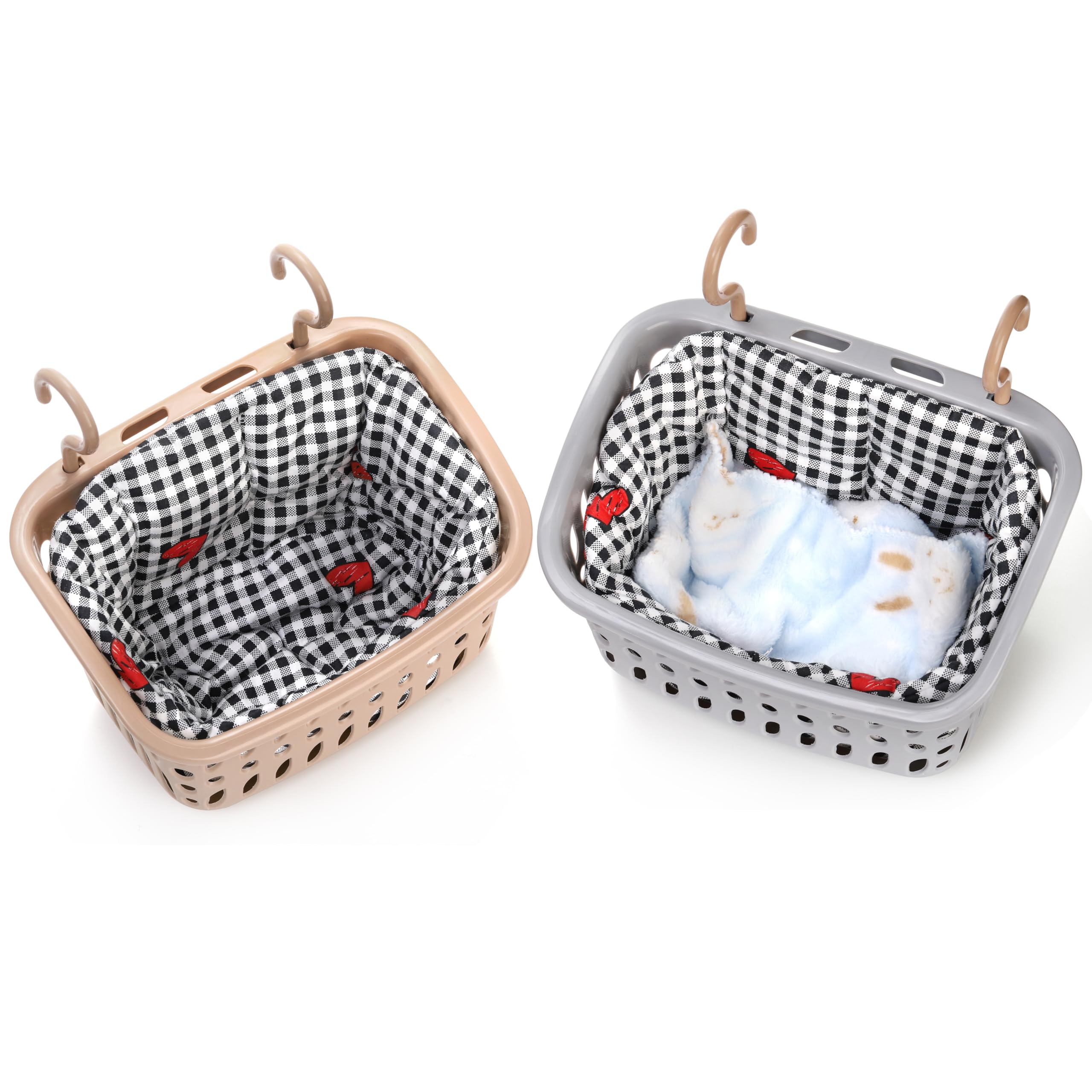 DEAYOU hanging basket PP material, durable odor-free shelter for tiny animals.