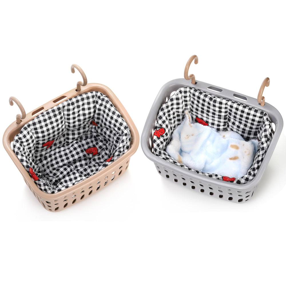 DEAYOU hanging basket PP material, durable odor-free shelter for tiny animals.