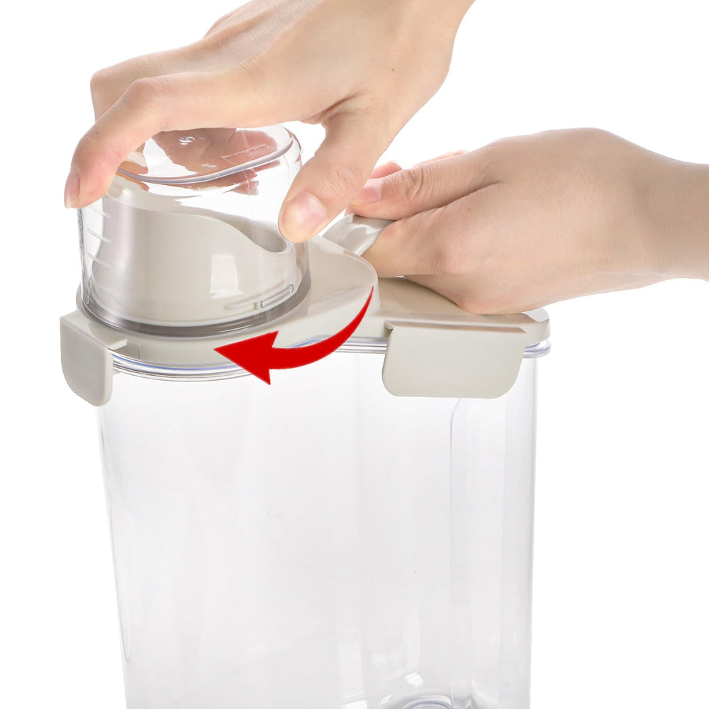 DEAYOU portable seed storage with pour spout for easy dispensing