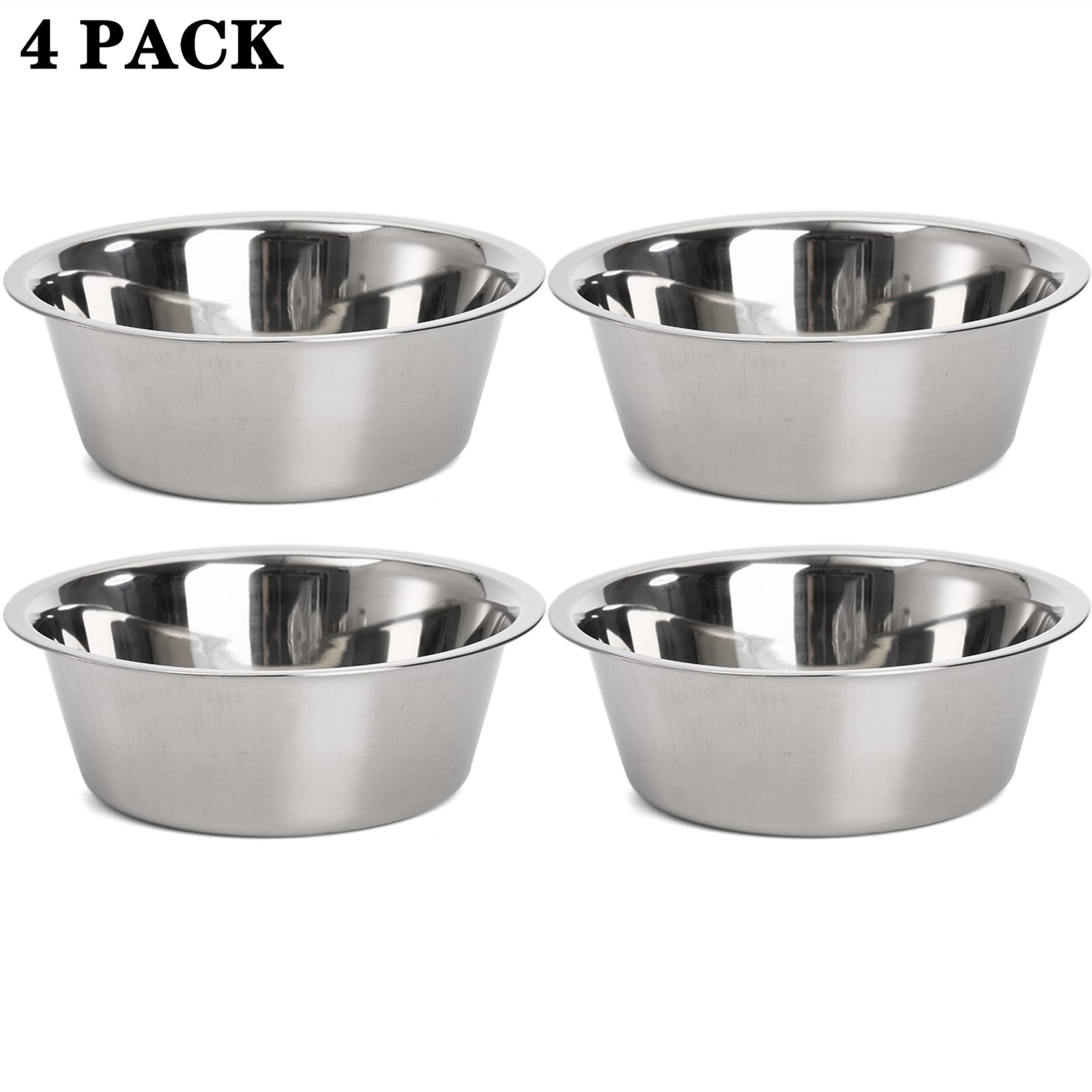 DEAYOU stackable bowls save space in cabinets and crates.