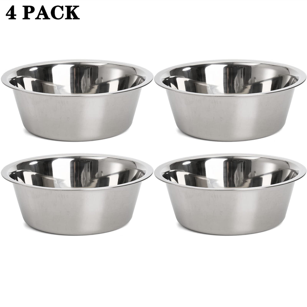 DEAYOU stackable bowls save space in cabinets and crates.