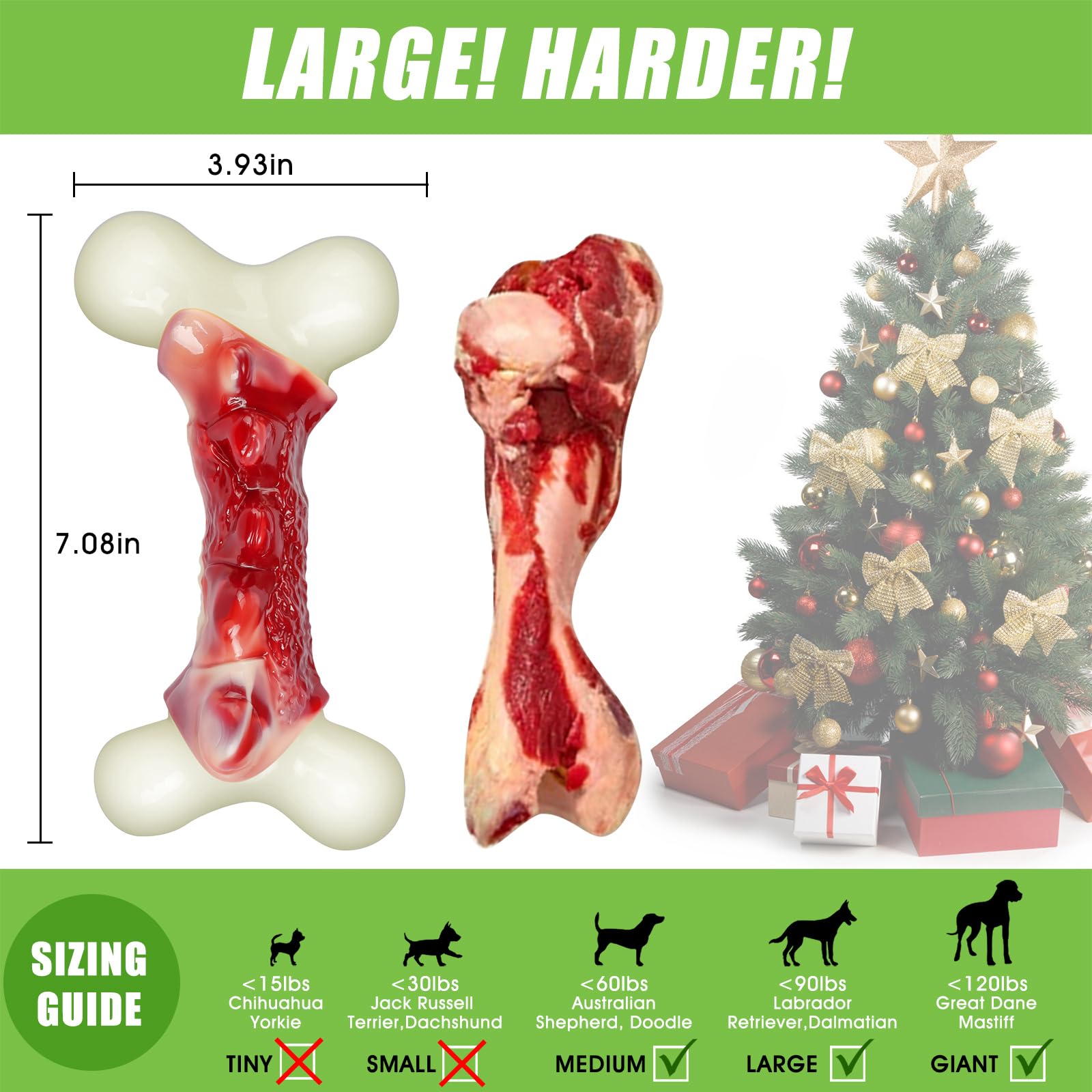 DEBAK indestructible-dog-toy bite-resistant withstands heavy chewing