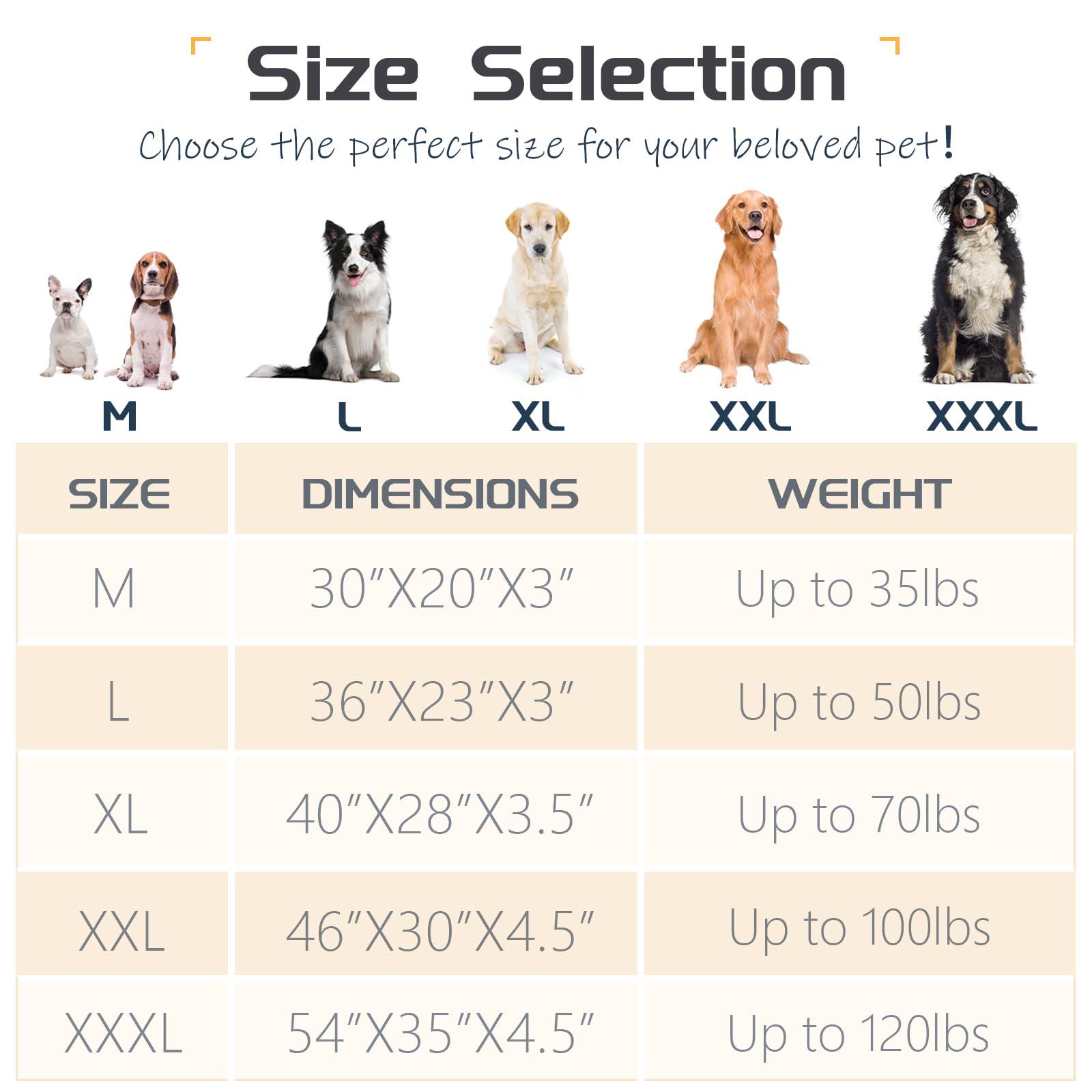 DEBANG HOME dog bed filled with polyester and broken foam for fuller comfort.